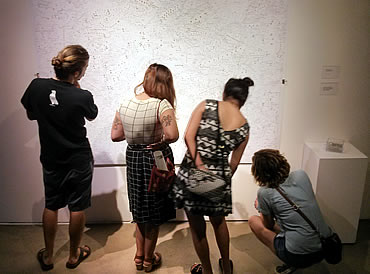 Skupin team in contemporary art exhibit