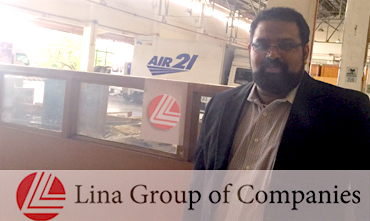 Pottathil Visits Lina Group of Companies
